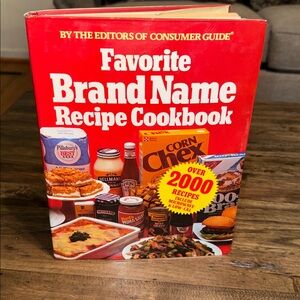 VTG 1981 HARDBACK 384 PAGE FAVORITE BRAND NAME RECIPE COOKBOOK 2000+ RECIPES